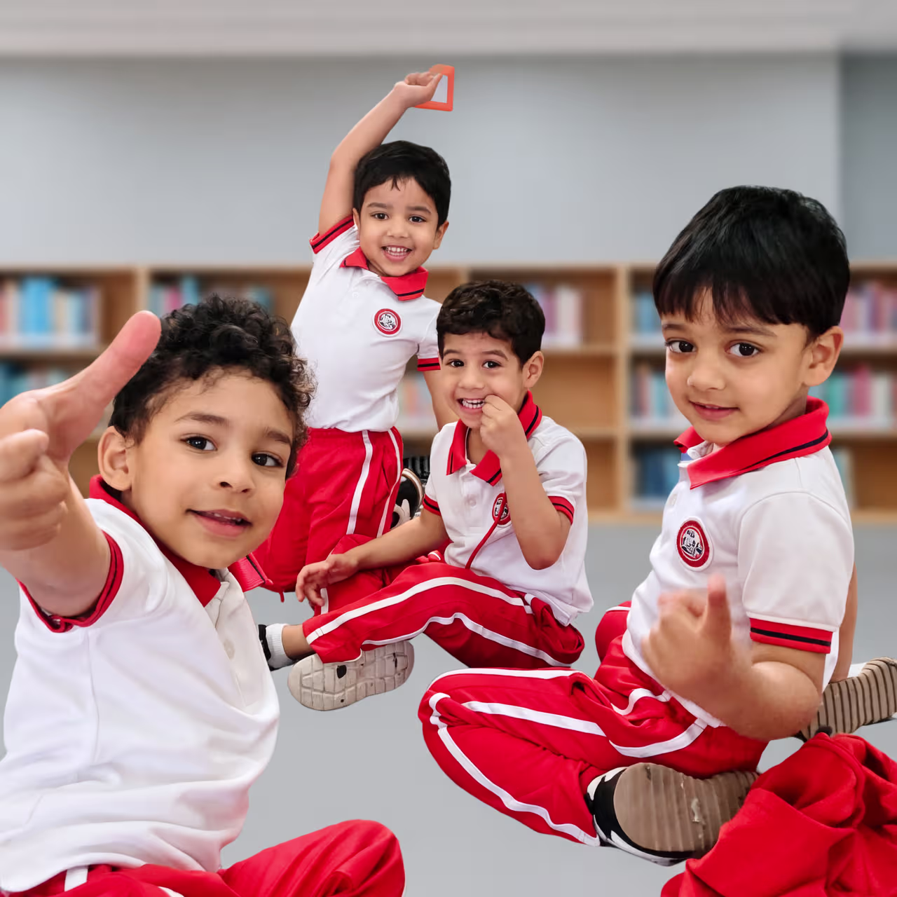 Classroom playtime scene